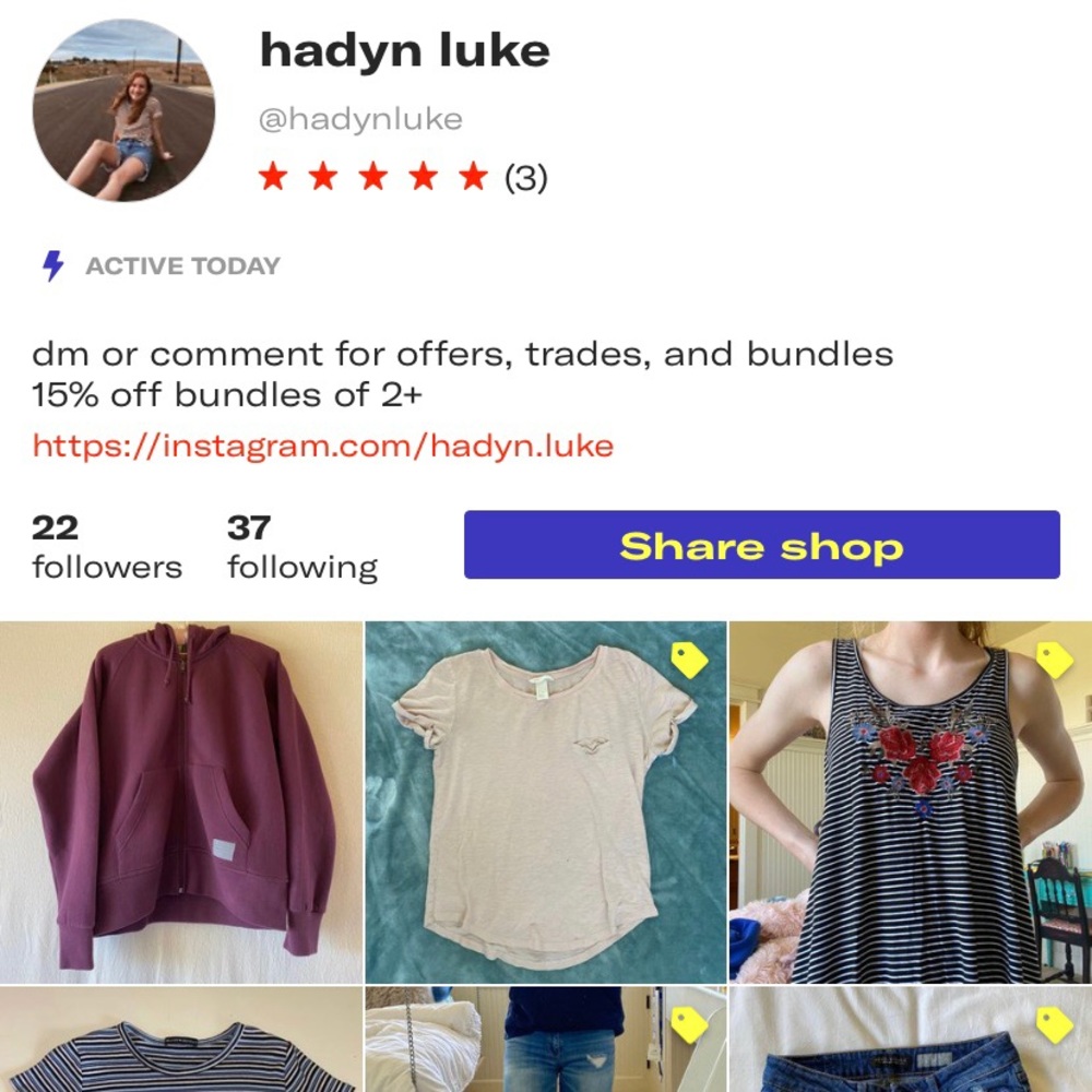 Follow my Depop!